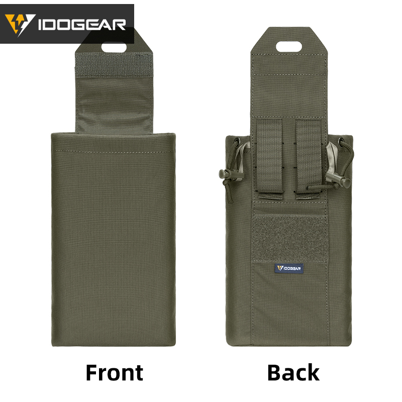 IDOGEAR Tactical Mini Recycling Pouch EDC Dump Pouch Folding Multi-function Tool Pouch 35116