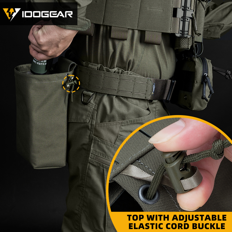 IDOGEAR Tactical Mini Recycling Pouch EDC Dump Pouch Folding Multi-function Tool Pouch 35116