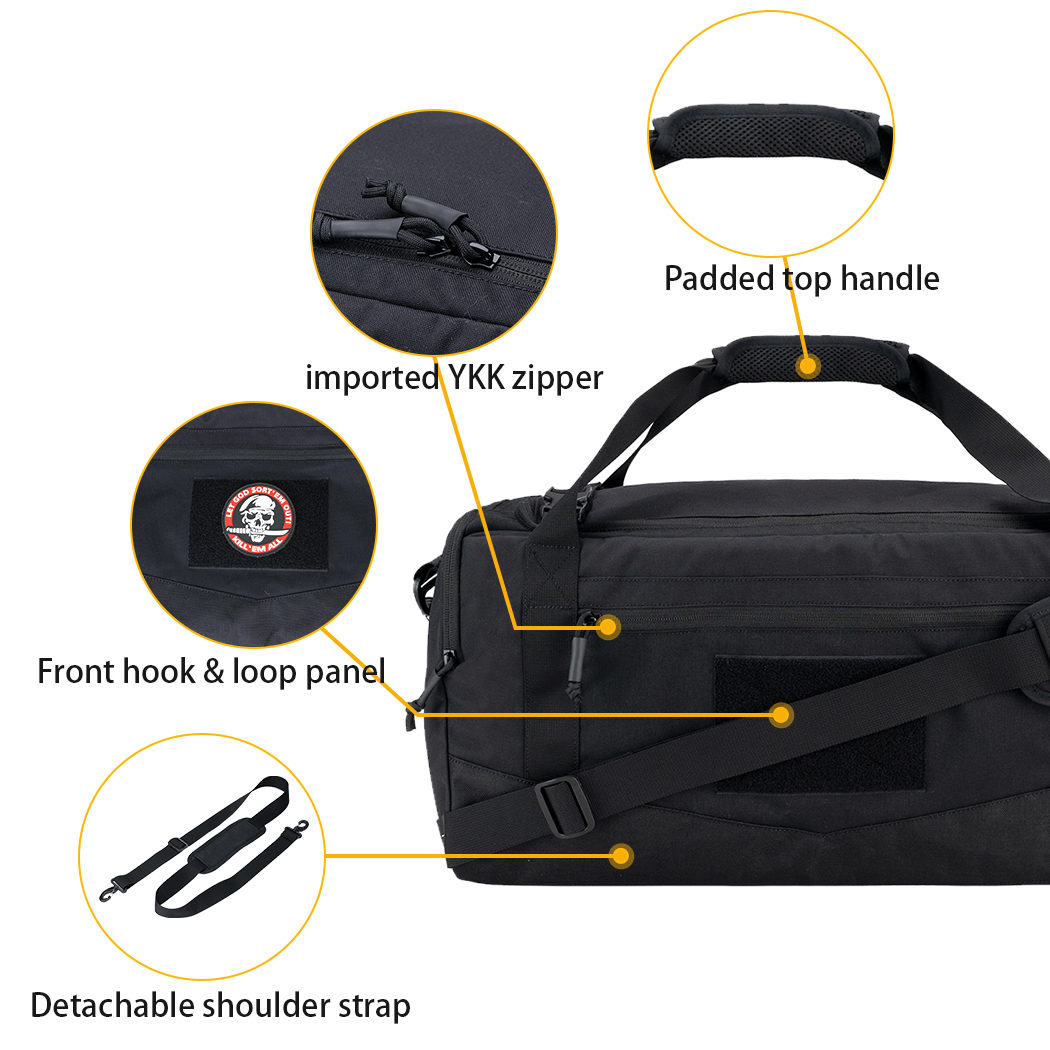 IDOGEAR Tactical Deployment Bag 33L Capacity Sports Crossbody Bag Outdoor Hiking Shoes Bag 35117