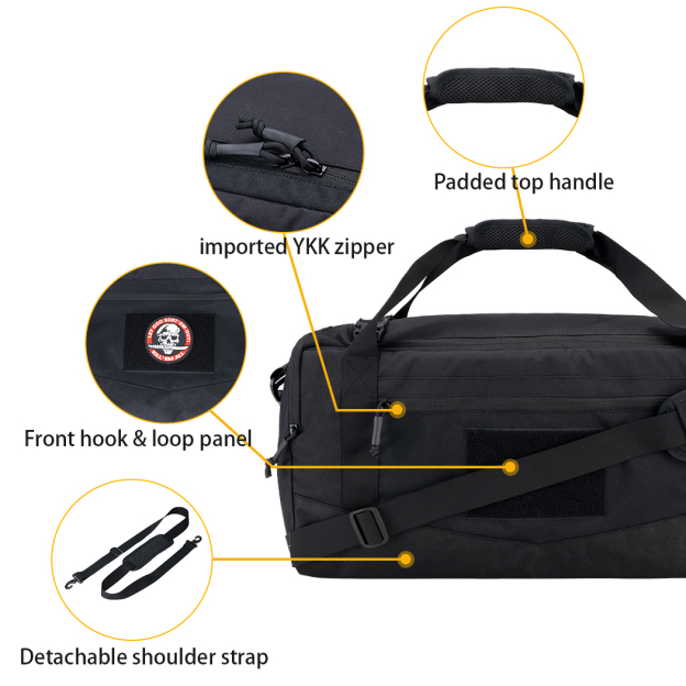 IDOGEAR Tactical Deployment Bag 33L Capacity Sports Crossbody Bag Outdoor Hiking Shoes Bag 35117