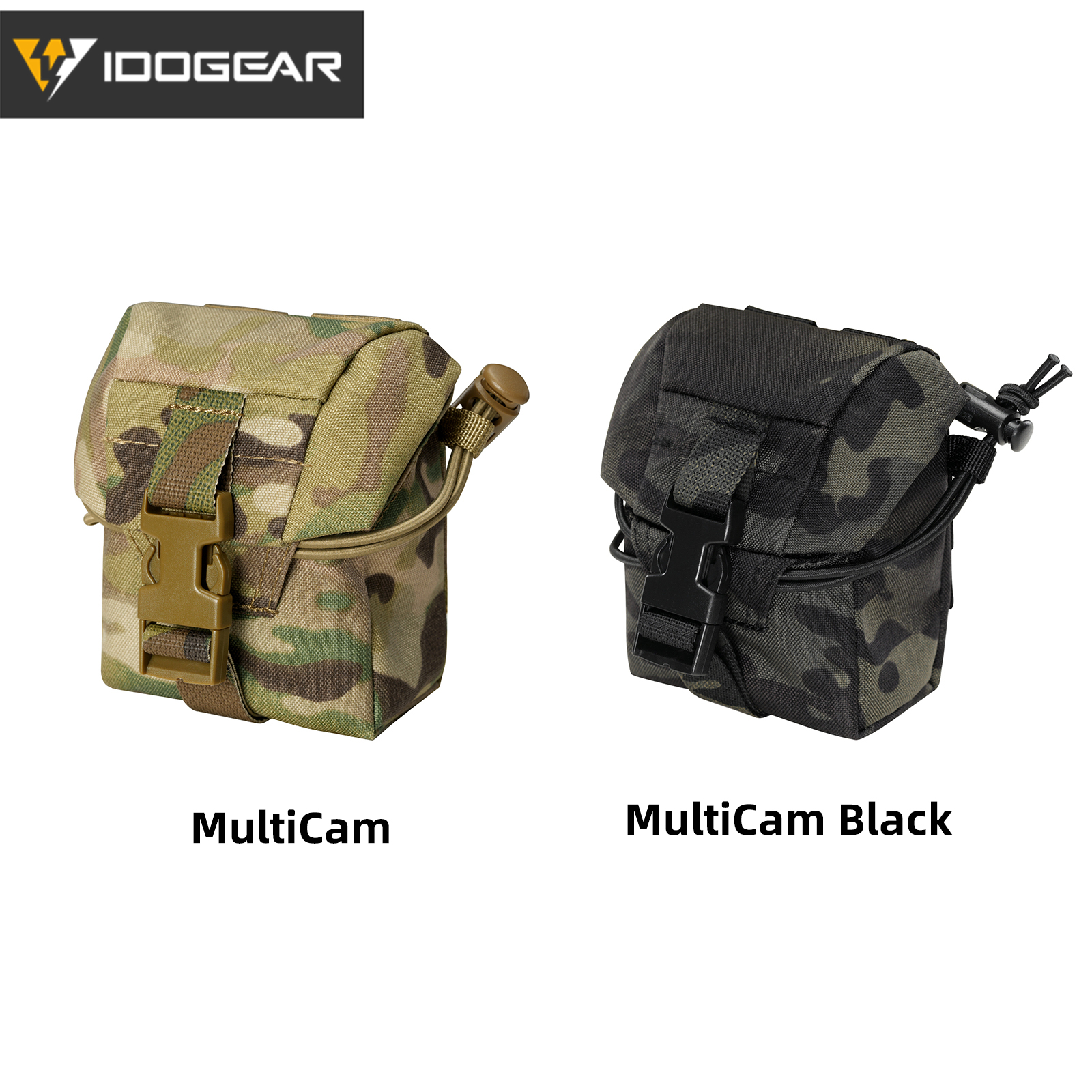 IDOGEAR Multi-Purpose Storage Pouch MOLLE Utility Carry Bag Quick Release for Outdoor Field Training 35118