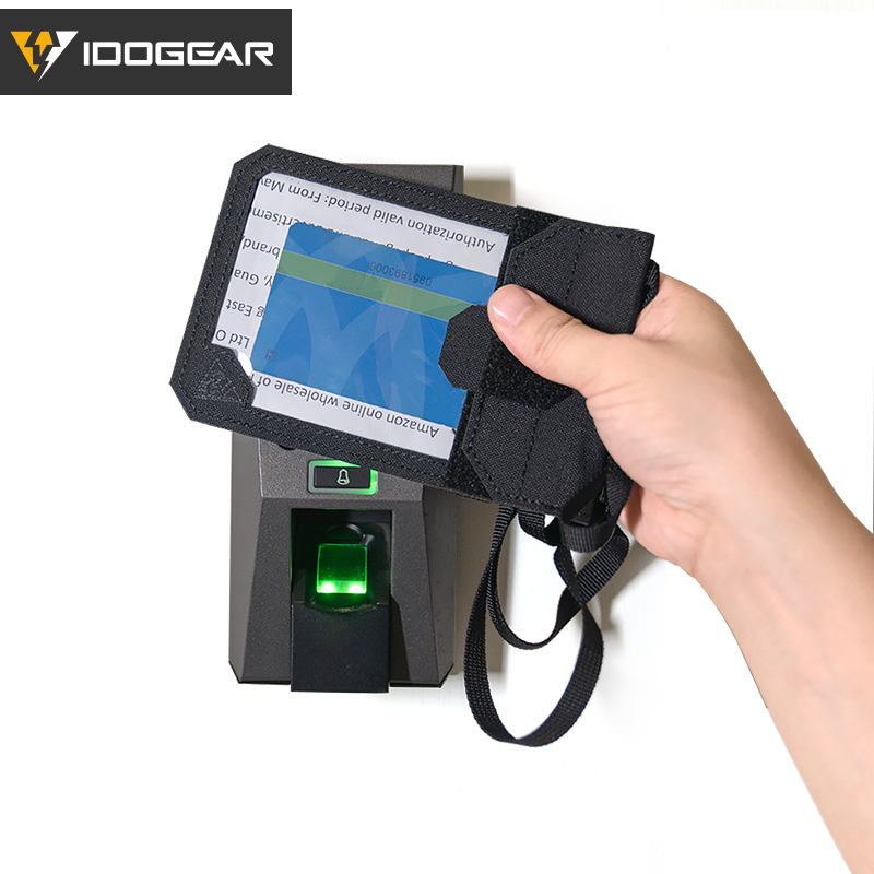 IDOGEAR Tactical ID Card Holder Credit Card Wallet Neck Lanyard ID Holder Card 35119