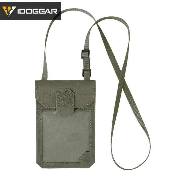 IDOGEAR Tactical ID Card Holder Credit Card Wallet Neck Lanyard ID Holder Card 35119