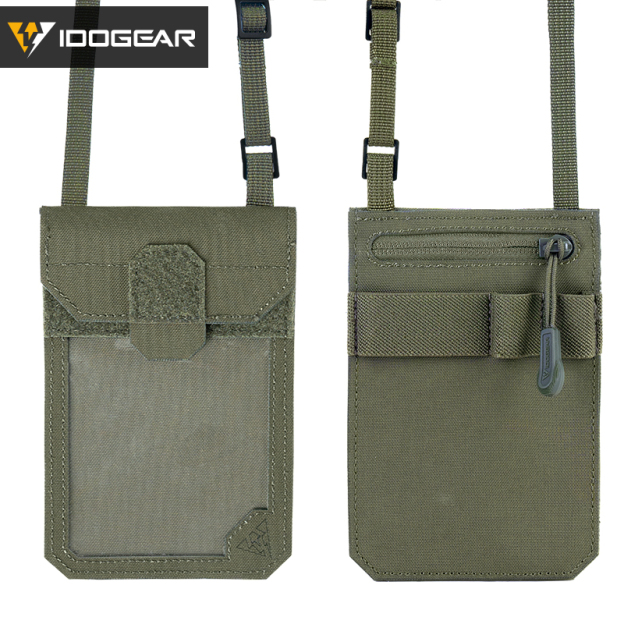 IDOGEAR Tactical ID Card Holder Credit Card Wallet Neck Lanyard ID Holder Card 35119