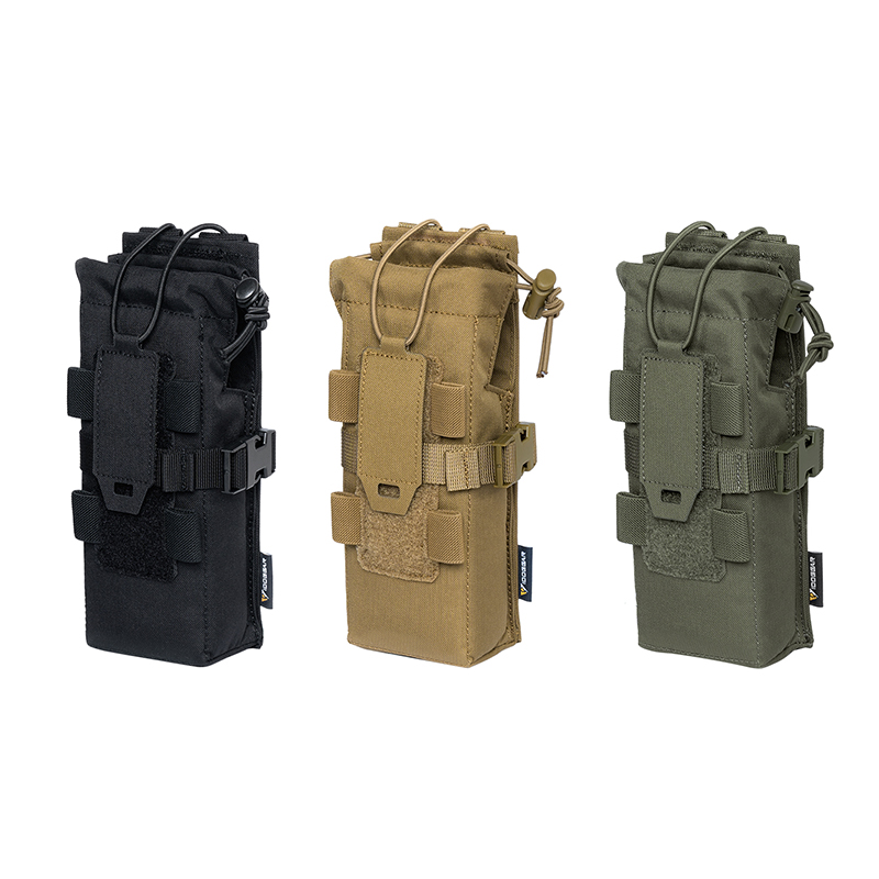 IDOGEAR Tactical Radio Pouch Walkie Talkie Holder PRC148/152 MOLLE MBITR V3 Camo 35120