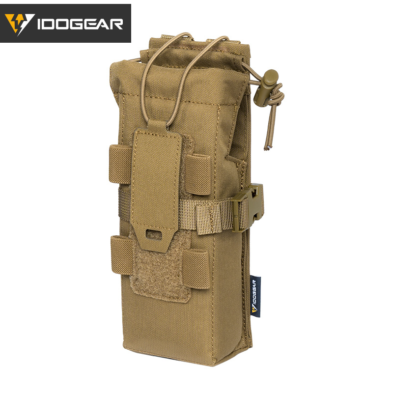 IDOGEAR Tactical Radio Pouch Walkie Talkie Holder PRC148/152 MOLLE MBITR V3 35120