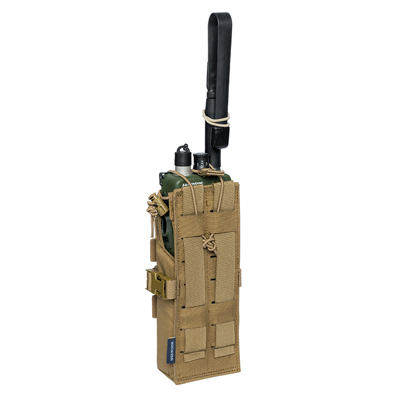 IDOGEAR Tactical Radio Pouch Walkie Talkie Holder PRC148/152 MOLLE MBITR V3 Camo 35120