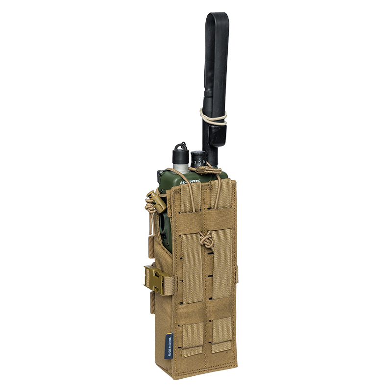 IDOGEAR Tactical Radio Pouch Walkie Talkie Holder PRC148/152 MOLLE MBITR V3 Camo 35120