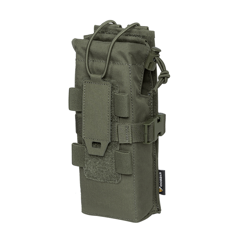 IDOGEAR Tactical Radio Pouch Walkie Talkie Holder PRC148/152 MOLLE MBITR V3 Camo 35120