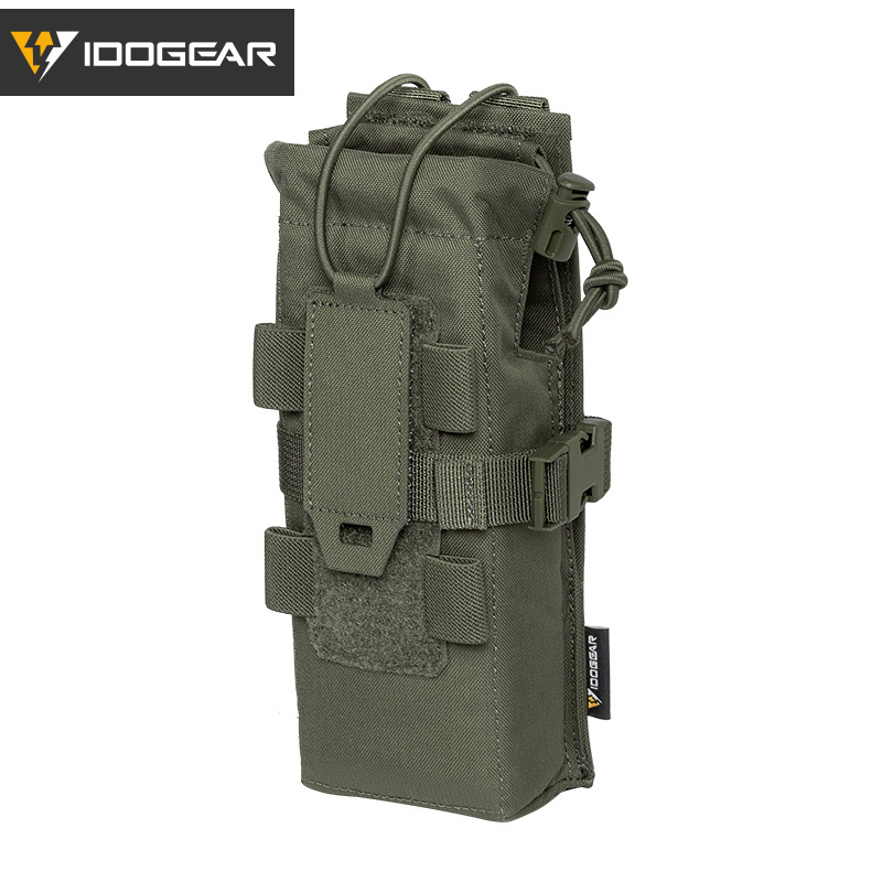 IDOGEAR Tactical Radio Pouch Walkie Talkie Holder PRC148/152 MOLLE MBITR V3 35120
