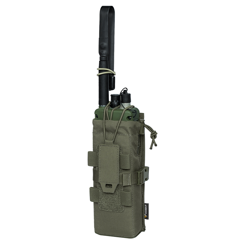 IDOGEAR Tactical Radio Pouch Walkie Talkie Holder PRC148/152 MOLLE MBITR V3 Camo 35120