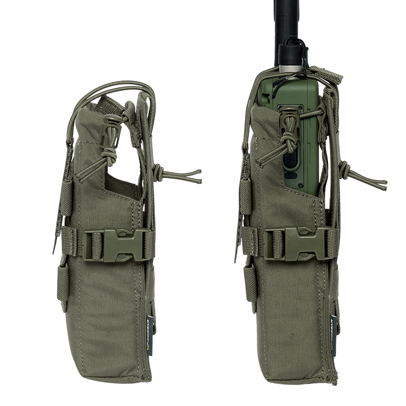 IDOGEAR Tactical Radio Pouch Walkie Talkie Holder PRC148/152 MOLLE MBITR V3 Camo 35120