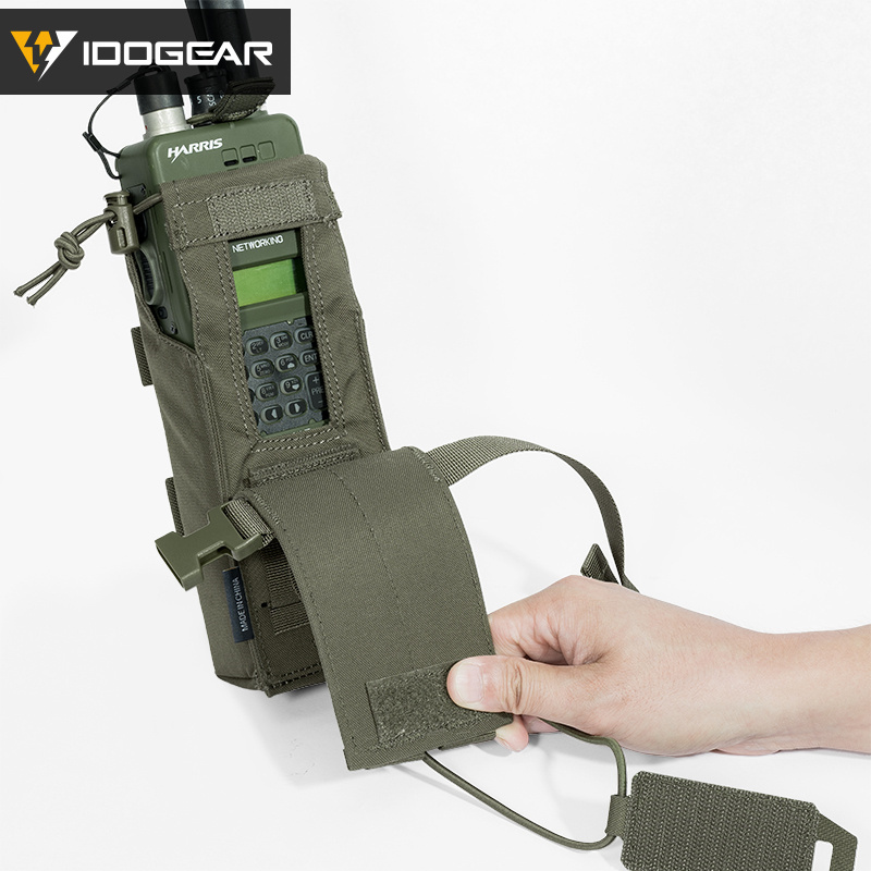 IDOGEAR Tactical Radio Pouch Walkie Talkie Holder PRC148/152 MOLLE MBITR V3 35120