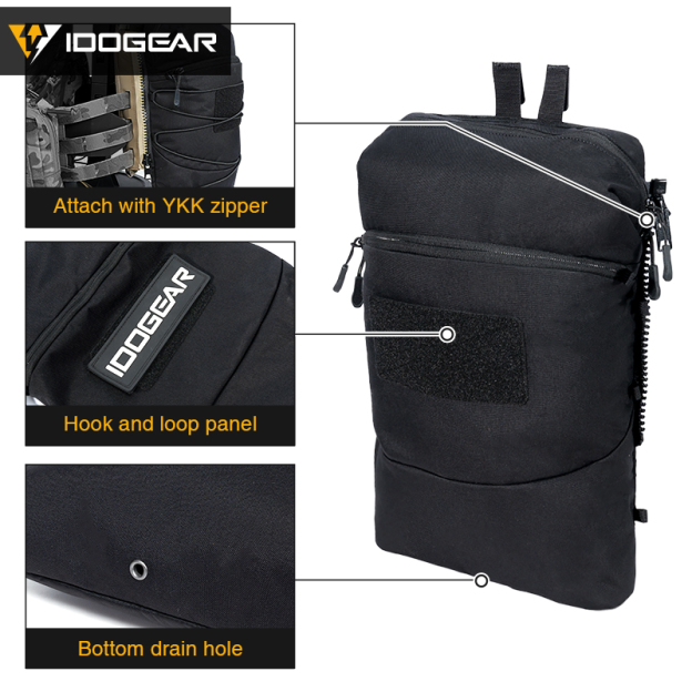 IDOGEAR Utility Hydration Pouch with 2L TPU Water Backpack Set 35121-2Pack