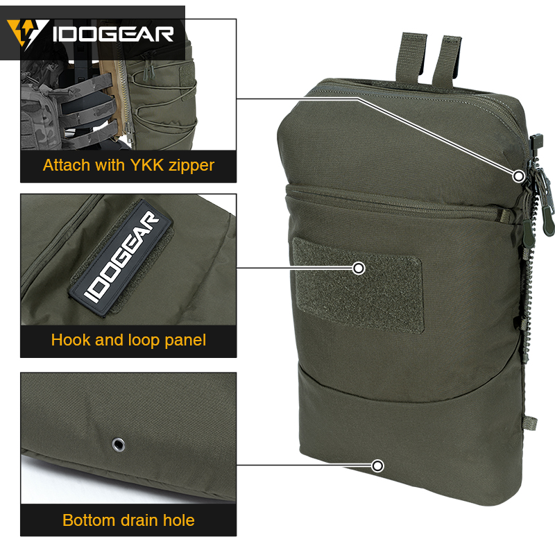 IDOGEAR Tactical 2L Hydration Pack Hydration Backpack Assault Water Bag Hunting 35121