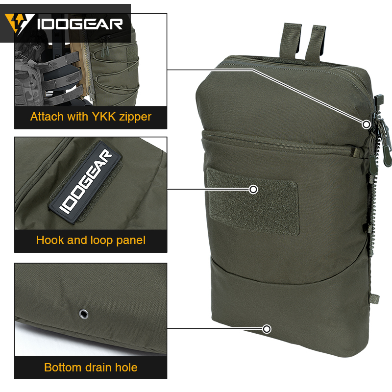 IDOGEAR Tactical 2L Hydration Pack Hydration Backpack Assault Water Bag Hunting 35121