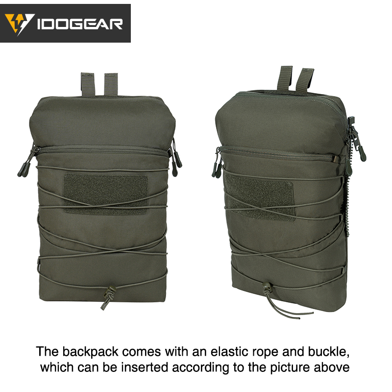 IDOGEAR Tactical 2L Hydration Pack Hydration Backpack Assault Water Bag Hunting 35121