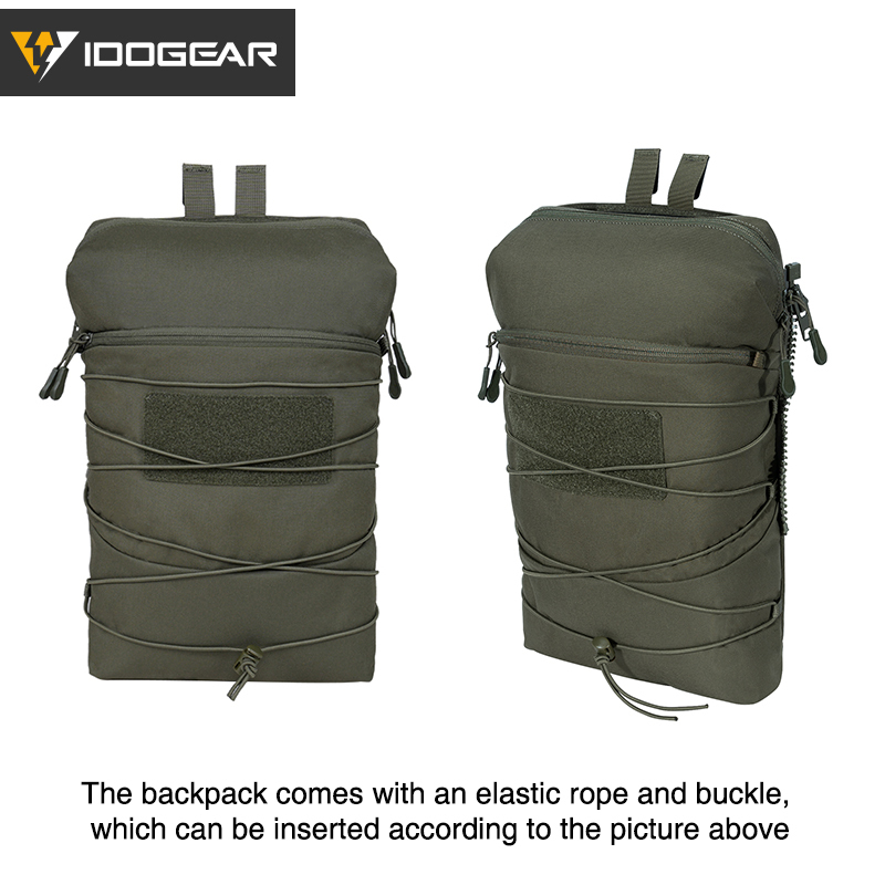 IDOGEAR Tactical 2L Hydration Pack Hydration Backpack Assault Water Bag Hunting 35121