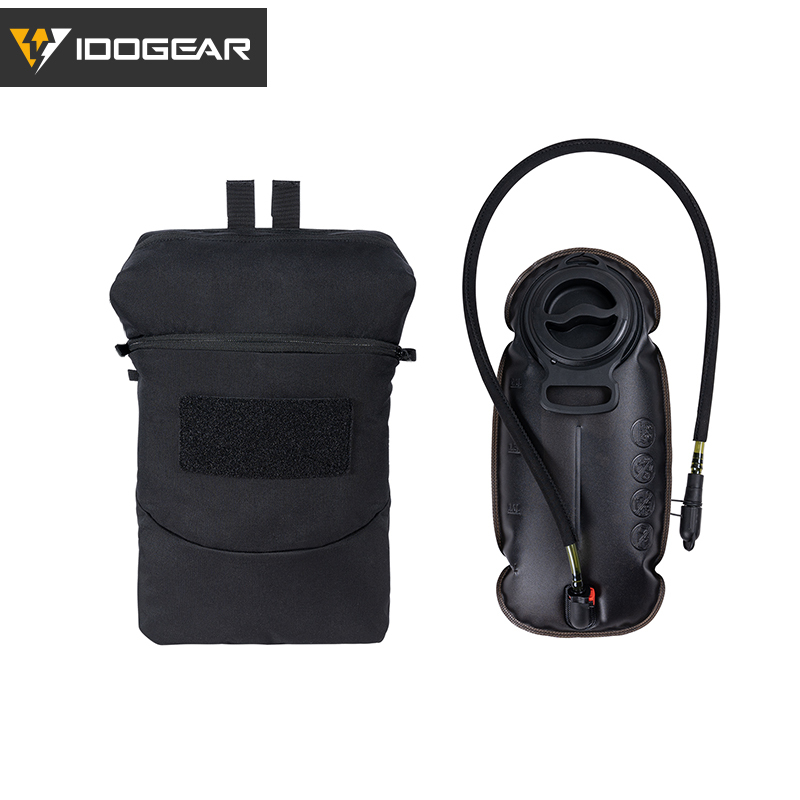 IDOGEAR Tactical Hydration Pouch with 2L TPU Water Backpack Set 35121-2Pack