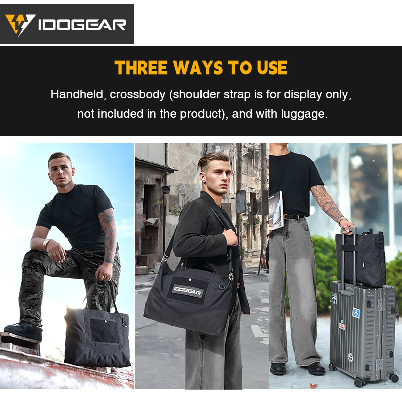 IDOGEAR Foldable Storage Bag Large Capacity Outdoor Camping EDC Handbag 35122