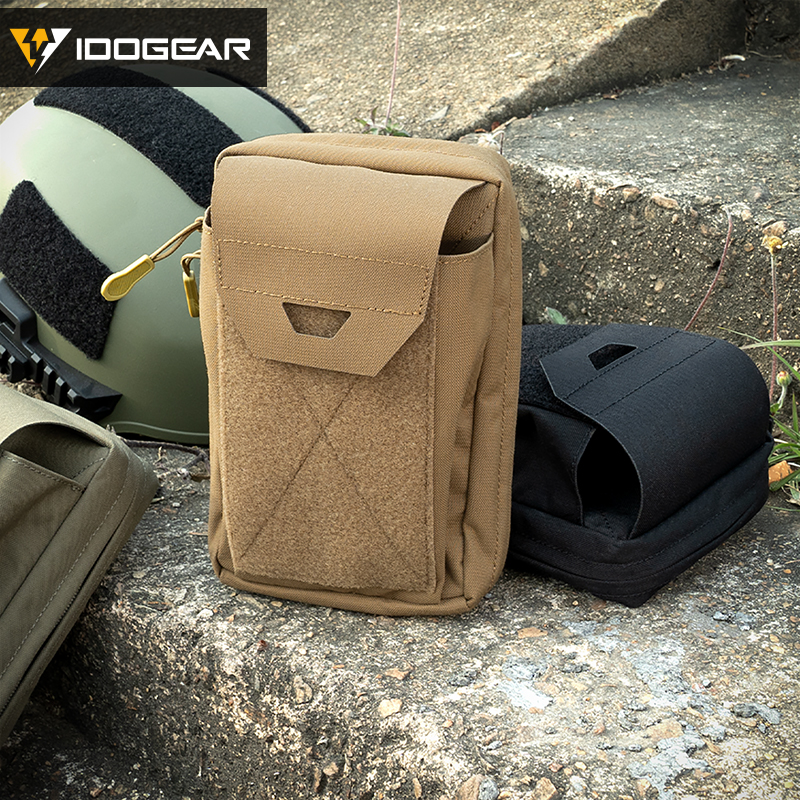 IDOGEAR Tactical Sundries Pouch MOLLE EDC Multi-function Recycling Utility Bag 35123