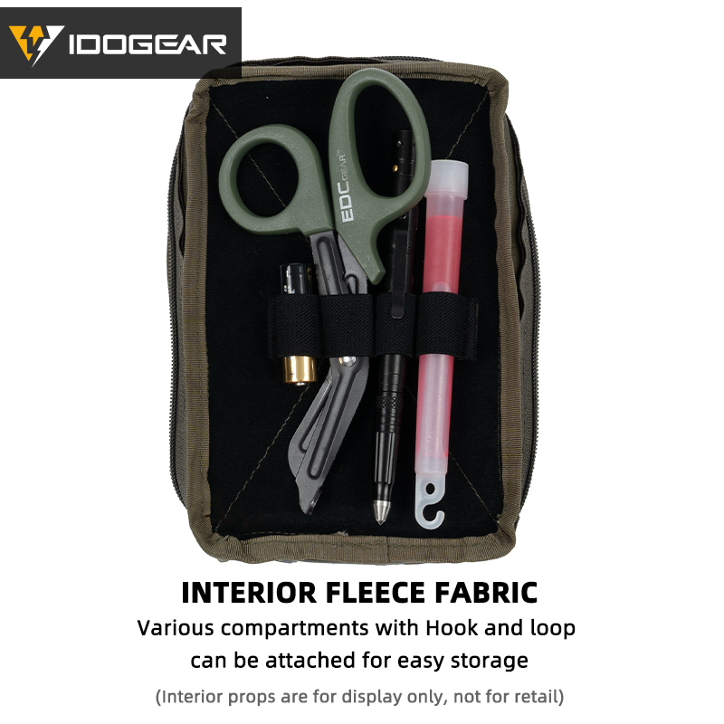 IDOGEAR Tactical Sundries Pouch MOLLE EDC Recycling Utility Bag 35123