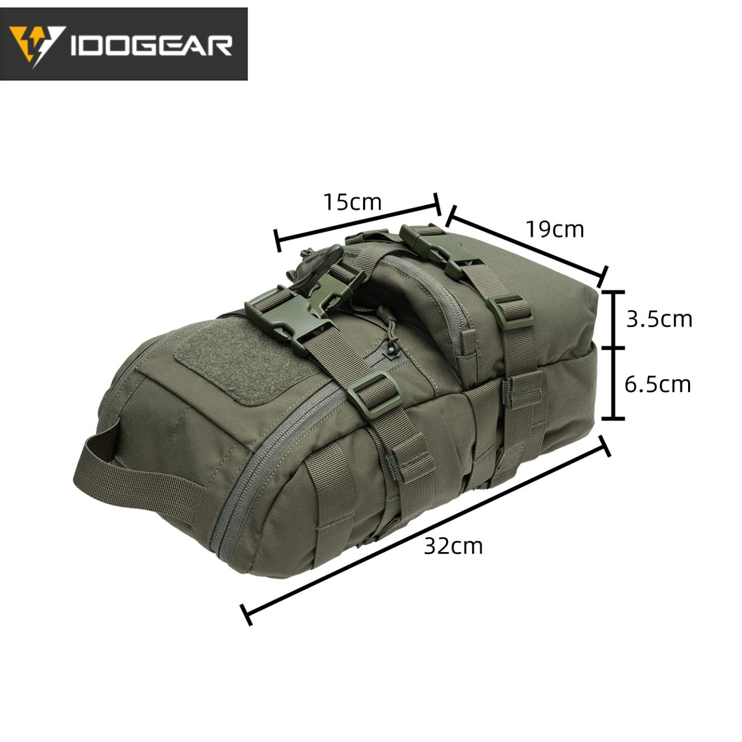 IDOGEAR Tactical G2 Mini Hydration Backpack Lightweight MOLLE Multifunction Outdoors Bag 35124