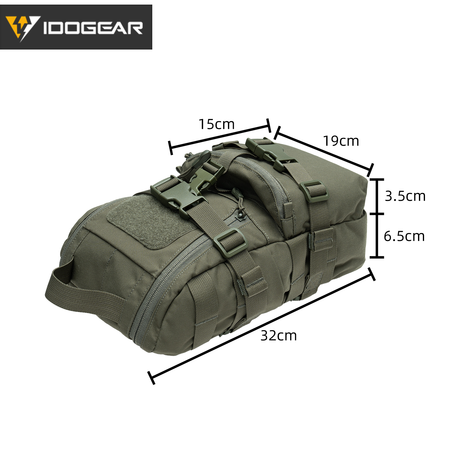 IDOGEAR Tactical G2 Mini Hydration Backpack Lightweight MOLLE Multifunction Outdoors Bag 35124
