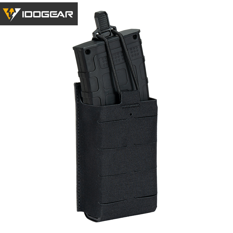 IDOGEAR Tactical Magazine Pouch For 556 MOLLE Front Flap Mag Pouch Wit
