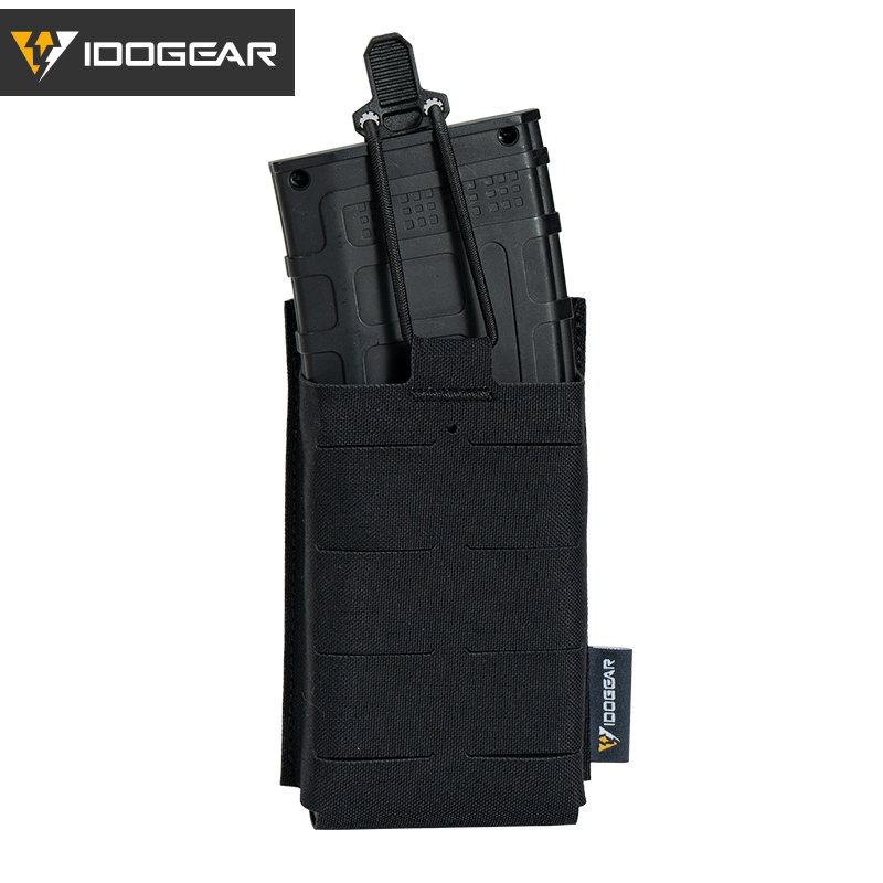 IDOGEAR Tactical 556 Single Mag Pouch Front Flap Magazine Pouch 35125