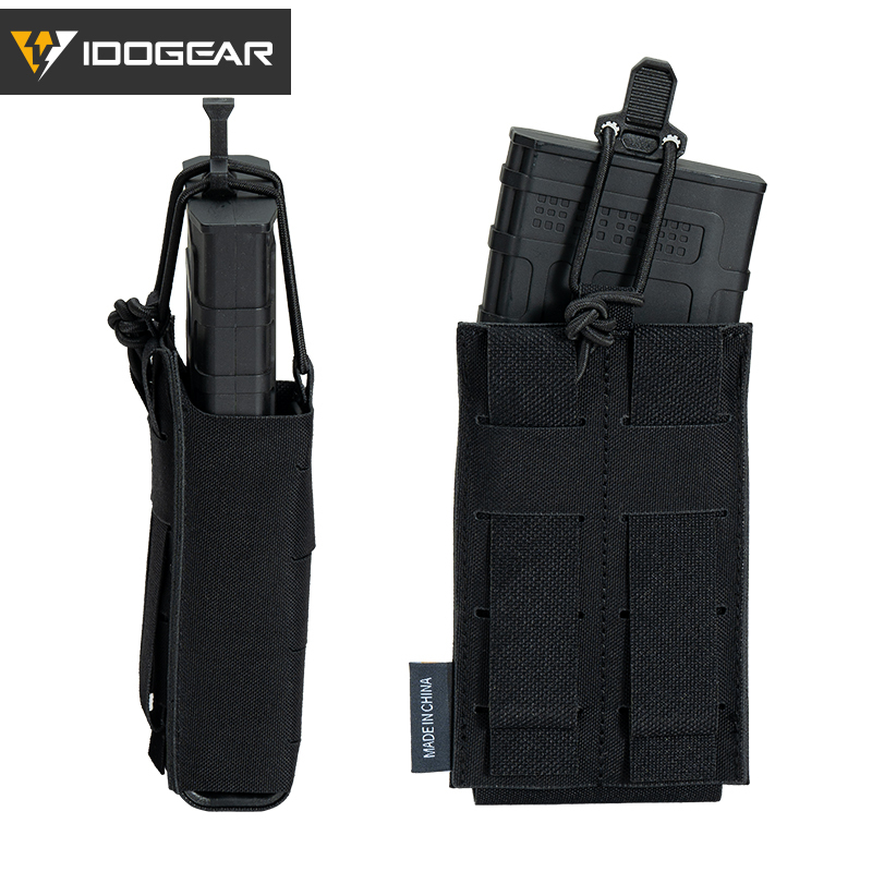 IDOGEAR Tactical Magazine Pouch For 556 MOLLE Front Flap Mag Pouch With inner hard holder 35125