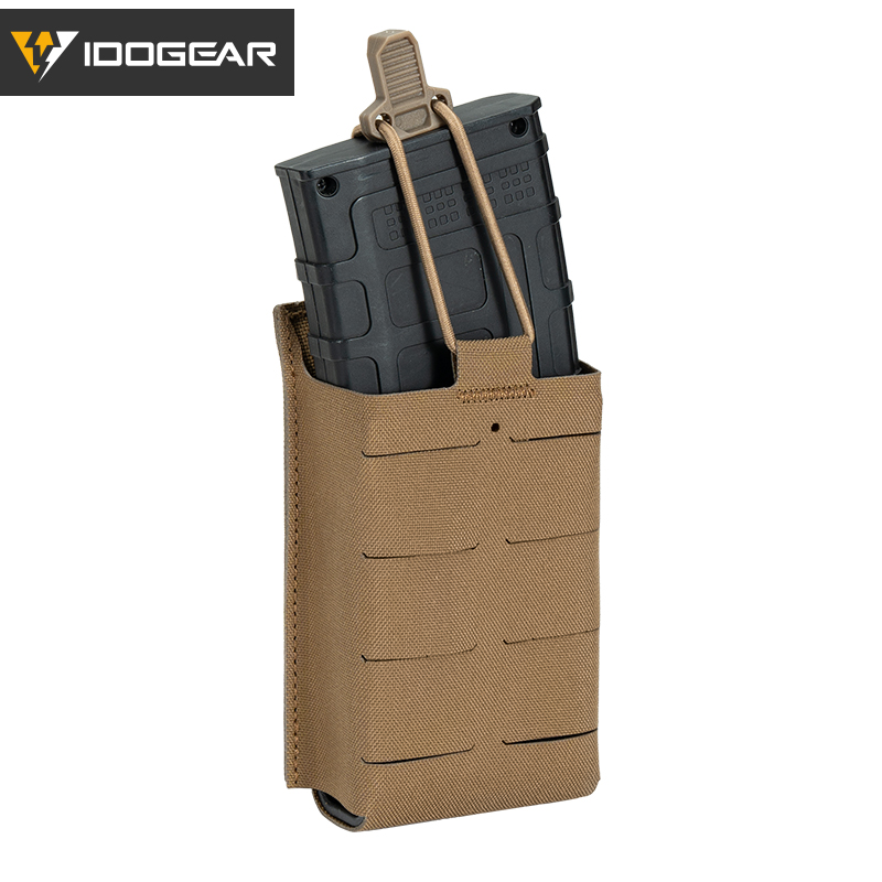 IDOGEAR Tactical 556 Single Mag Pouch Front Flap Magazine Pouch 35125
