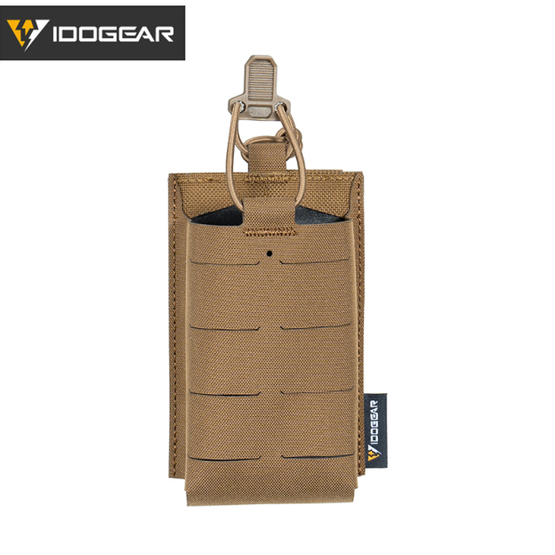 IDOGEAR Tactical Mag Pouch For 556 MOLLE Front Flap With inner hard holder 35125