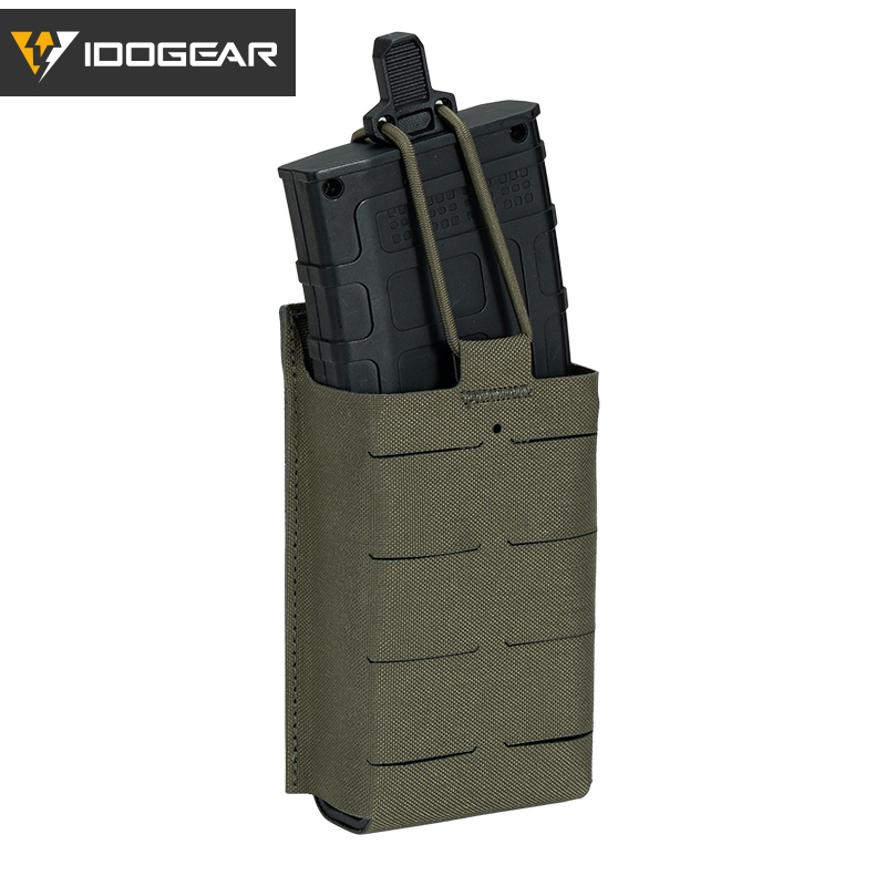IDOGEAR Tactical 556 Single Mag Pouch Front Flap Magazine Pouch 35125
