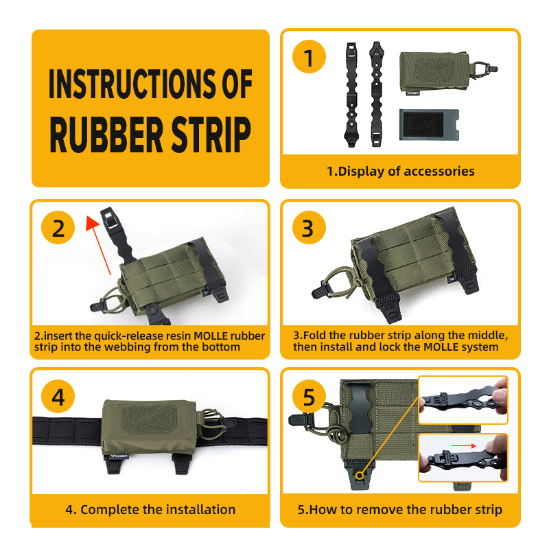IDOGEAR Tactical 556/762 Single Mag Pouch Molle Pouch 35126