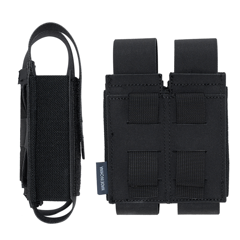IDOGEAR Tactical Pouch Double MOLLE Belt Bag Detachable Flip-top Pouch 35130