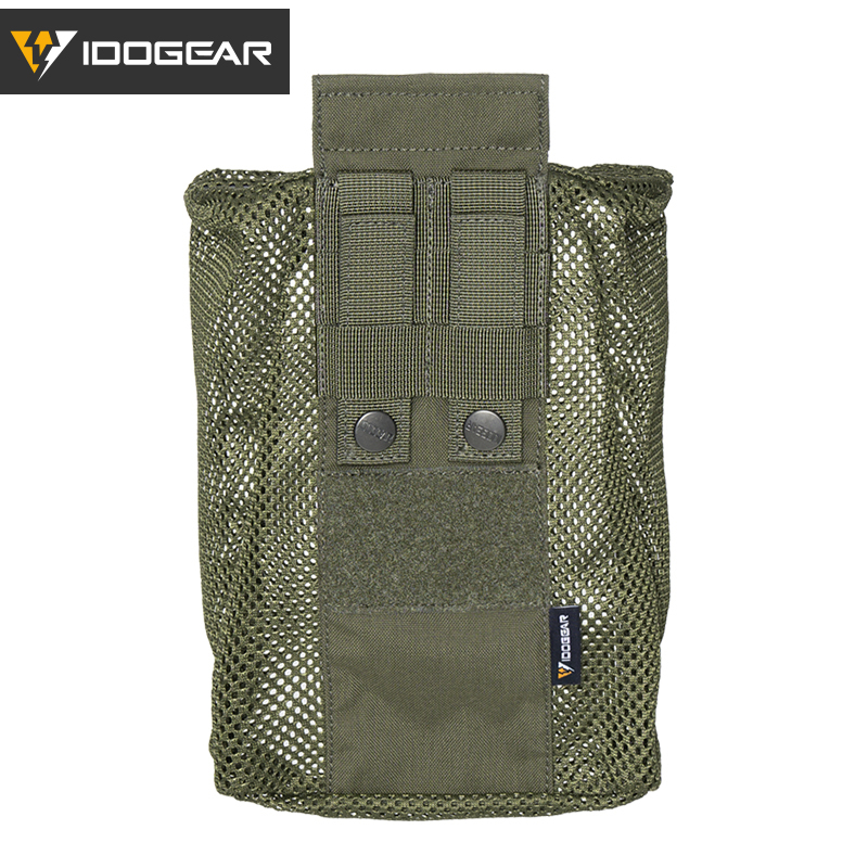 IDOGEAR Tactical Mesh Mini Recycling Bag Lightweight 35131