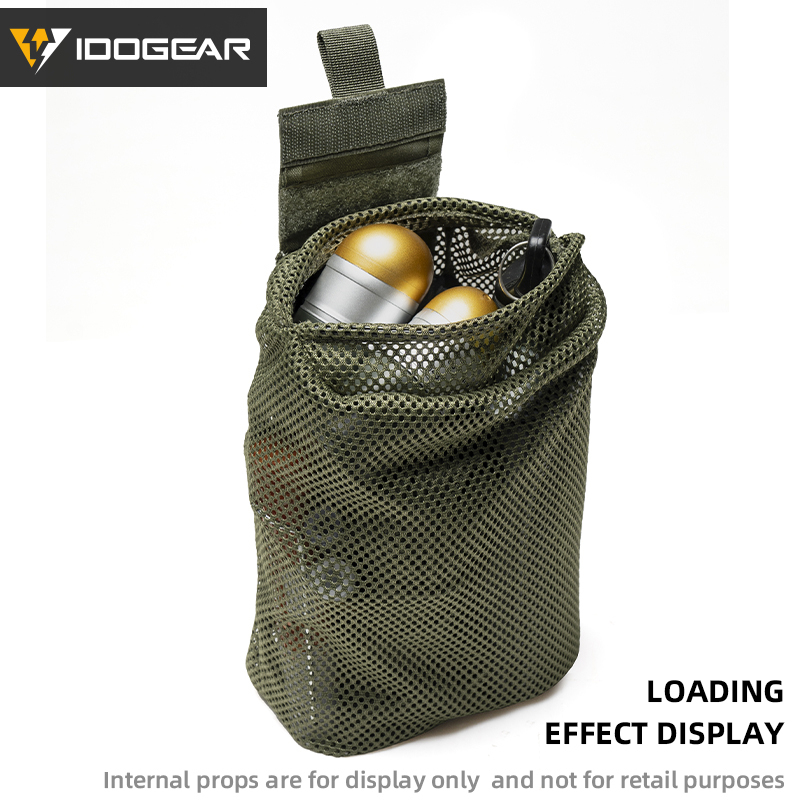 IDOGEAR Tactical Mesh Mini Recycling Bag Lightweight 35131