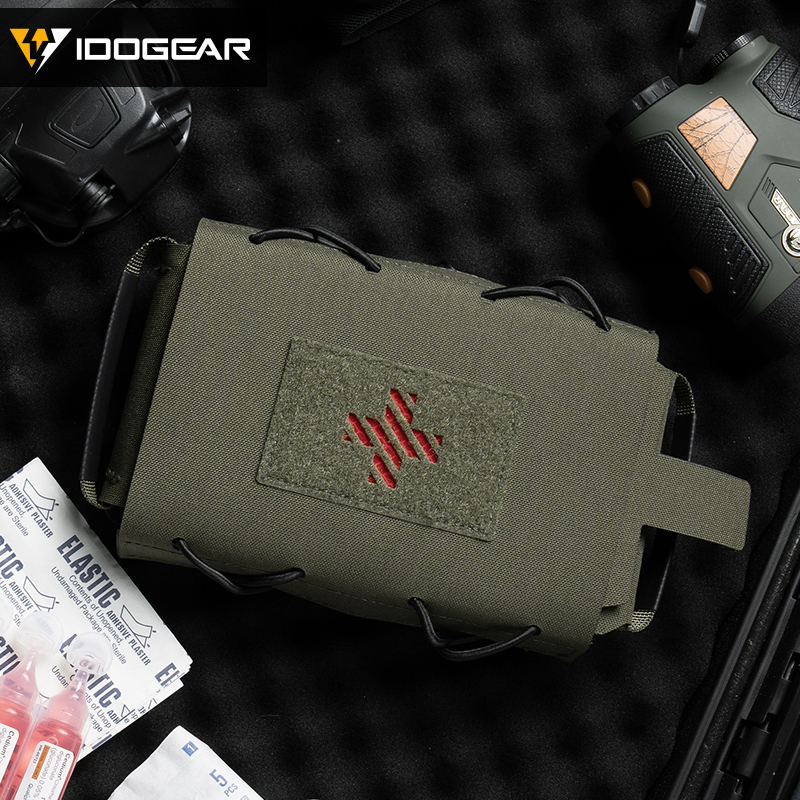 IDOGEAR Tactical Medical Pouch MOLLE Laser Cut 35132