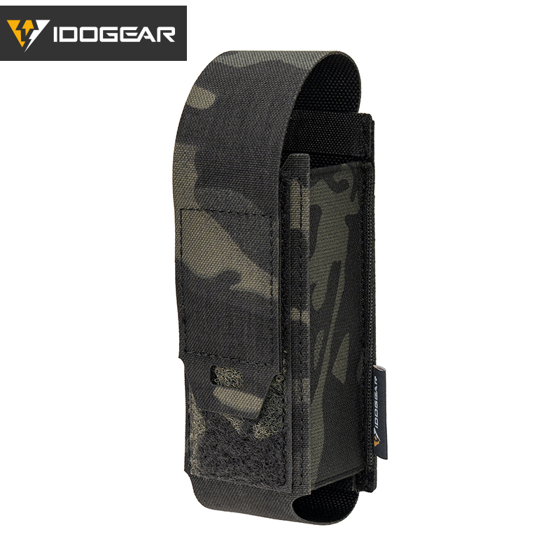 IDOGEAR Multi-Tool Pouch Adjustable Flip Cover Tool Holder MOLLE Pouch 35133