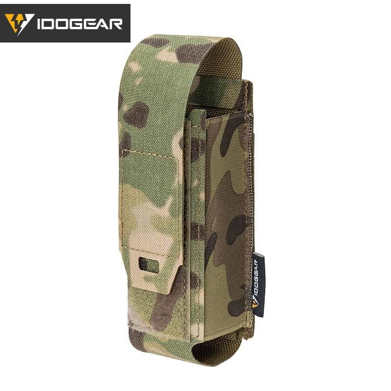 IDOGEAR Multi-Tool Pouch Adjustable Flip Cover Tool Holder MOLLE Pouch 35133