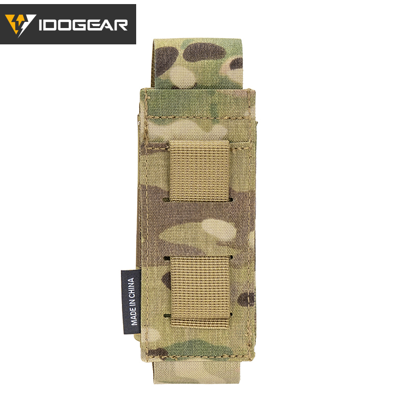 IDOGEAR Multi-Tool Pouch Adjustable Flip Cover Tool Holder MOLLE Pouch 35133