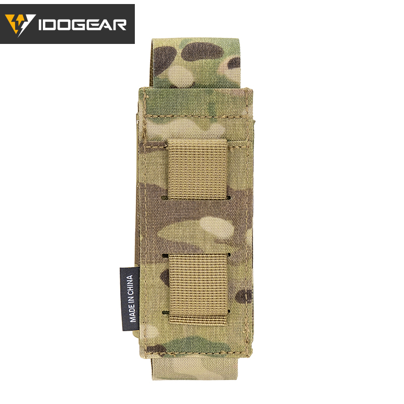 IDOGEAR Multi-Tool Pouch Adjustable Flip Cover Tool Holder MOLLE Pouch 35133