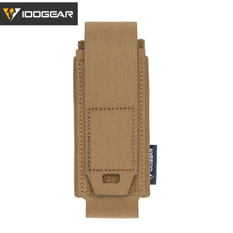IDOGEAR Tactical Single 556 Multifunctional Mag Pouch Detachable Flip Top Lightweight Pouch 35133