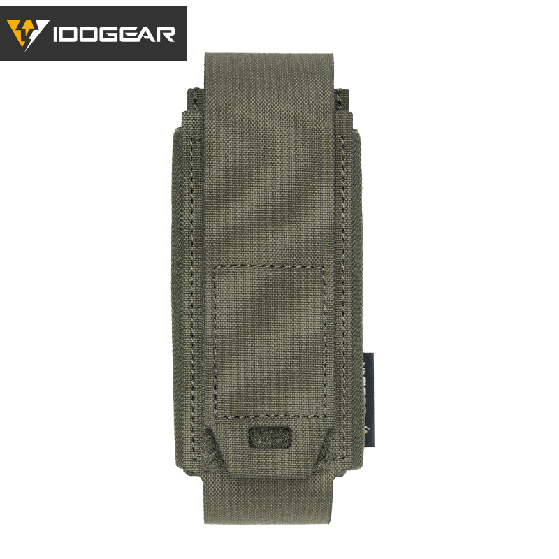 IDOGEAR Tactical Single 556 Multifunctional Mag Pouch Detachable Flip Top Lightweight Pouch 35133
