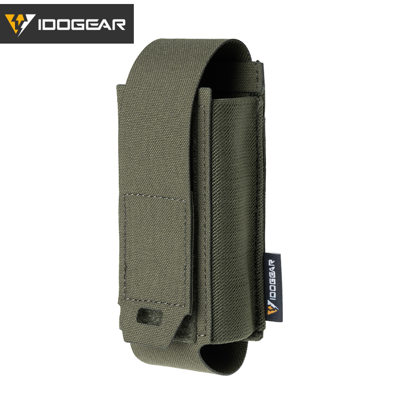 IDOGEAR Tactical Single 556 Multifunctional Mag Pouch Detachable Flip Top Lightweight Pouch 35133