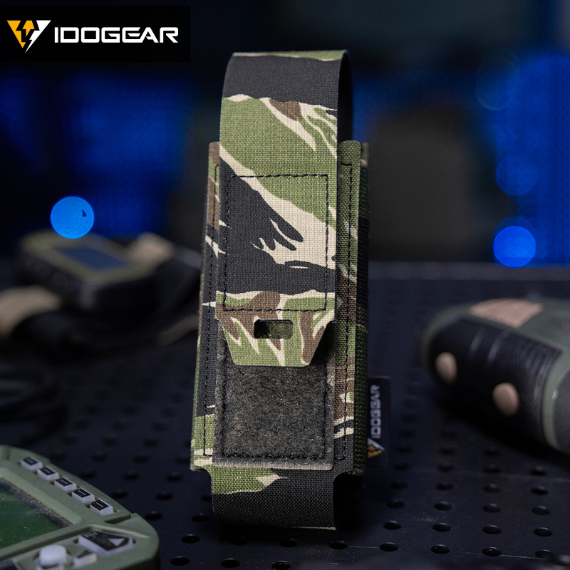 IDOGEAR Tactical Single 556 Multifunctional Mag Pouch Detachable Flip Top Lightweight Pouch 35133