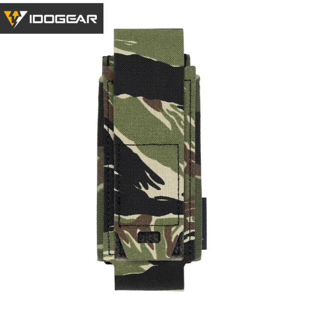 IDOGEAR Tactical Single 556 Multifunctional Mag Pouch Detachable Flip Top Lightweight Pouch 35133