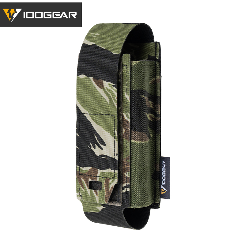 IDOGEAR Tactical Single 556 Multifunctional Mag Pouch Detachable Flip Top Lightweight Pouch 35133