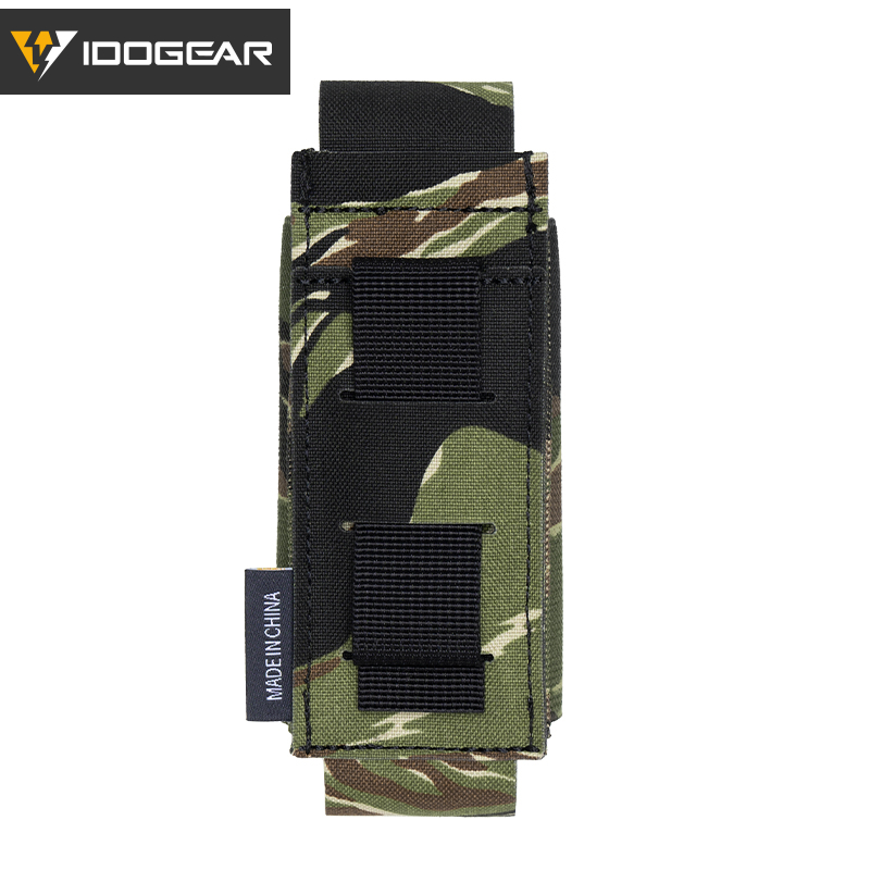 IDOGEAR Tactical Single 556 Multifunctional Mag Pouch Detachable Flip Top Lightweight Pouch 35133